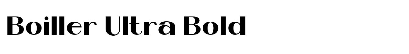 Boiller Ultra Bold